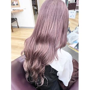 《ハイトーンカラー》ミルクティーピンク