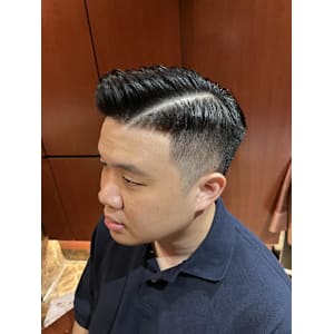 銀座　理容室　フェードカット　七三スタイル - ヘアーモードキクチ 銀座店【ヘアーモードキクチ】掲載中