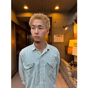 ブリーチ/スパイキーショート/メンズカット/メンズサロン