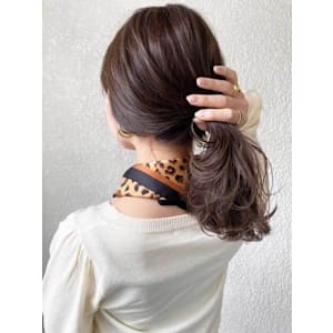 艶感アッシュカラー