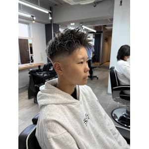 大宮/カット/短髪/毛流れ/センターパート