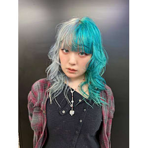 ツートーン　デザインカラー　ハイトーン　原宿/表参道