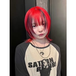 スラッシュカラー　デザインカラー　ハイトーン　表参道/原宿 - Null 表参道本店 デザインカラー/ダブルカラー【ヌル】掲載中