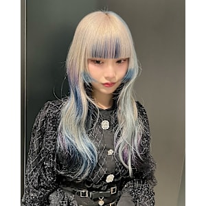 スラッシュカラー　デザインカラー　ハイトーン　表参道/原宿 - Null 表参道本店 デザインカラー/ダブルカラー【ヌル】掲載中