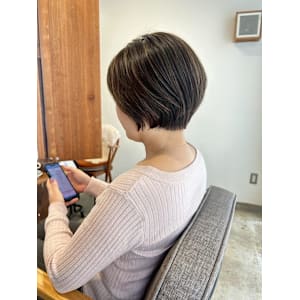 白髪ボカシハイライト/脱白髪染め/大人ハイライト