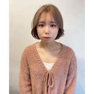 ピンクベージュ/ミルクティーベージュ/ハイトーンカラー