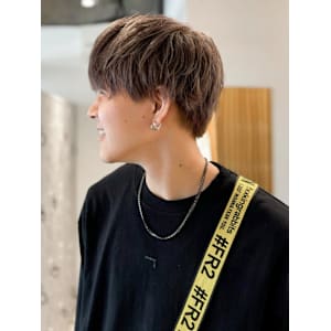 [takumi]メンズマッシュ/ベージュ/メンズハイトーン