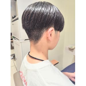 ショート 2ブロック メンズライク