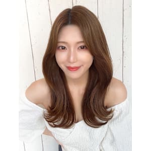 大人かわいいくびれヘアセミロング × ミルクティーベージュ - AFLOAT/L 錦糸町【アフロートエル】【アフロートエル キンシチョウ】掲載中