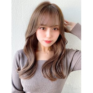 暗髪でも出せるこなれ感フェイスレイヤー×ナチュラルセミロング - AFLOAT/L 錦糸町【アフロートエル】【アフロートエル キンシチョウ】掲載中