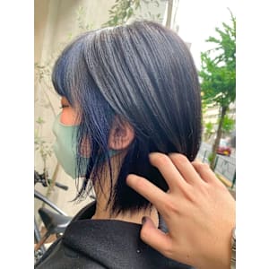 ブルージュインナーカラー