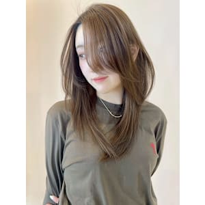 レイヤーカット 顔周りカット 顔回りレイヤー 美髪 艶髪 