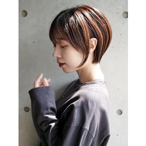 大人可愛いショートボブ丸みショート◎