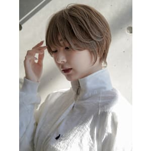 大人可愛いショートボブ丸みショート◎