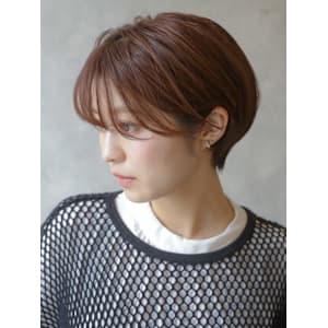 大人可愛いショートボブ丸みショート◎