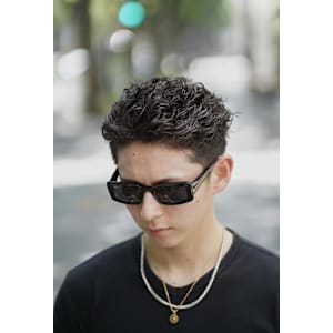 スパイキーショート×パーマ