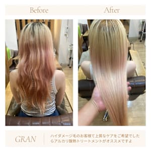 お客様髪質改善データ1876（アルカリ酸熱）
