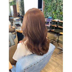 ブリーチなしミルクティーベージュ