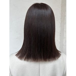 ストレート 髪質改善トリートメント ダークブラウン 艶髪