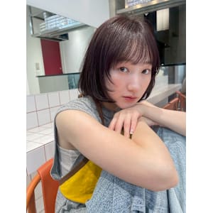 e.dit tokyo ボブスタイル　ブラウンカラー