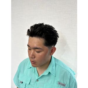 ショートオールバック