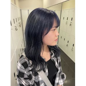 [風花]ケアブリーチカラー ネイビーブルー