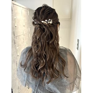 『Nanaka』お呼ばれハーフアップ/ヘアアレンジ