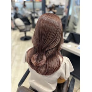 Mako ピンクブラウン ピンクベージュ ブリーチなし