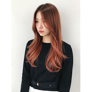 #チェリーブラウン　#赤髪