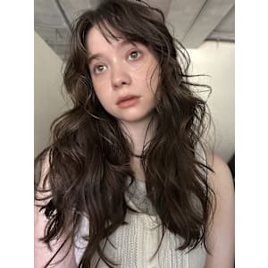 グレージュブラウン/ブリーチなしダブルカラー【下北沢】