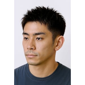 ナチュラルアップバンク爽やか黒髪社会人ビジネスショート - LAVIE NEW STANDARD BARBER 両国店【ラヴィ ニュー スタンダード バーバー リョウゴクテン】掲載中