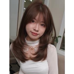 レイヤーカット/レイヤー/顔周り/ミディアム/ボブ/ショート