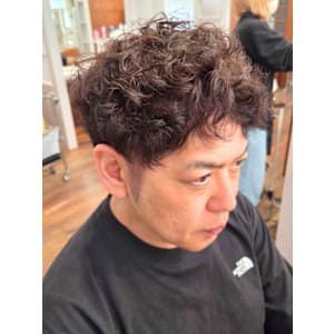 メンズパーマ/波巻き/ツイスト/スパイラル/ニュアンスパーマ