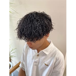 無造作パーマツイストスパイラルシャドウパーマ