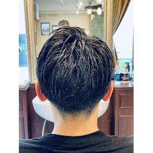 【20代 男性】ロンドンツーブロック（大宮/バーバー）