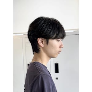 毛流れマッシュ