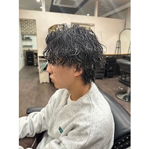 センターパートツイストスパイラル