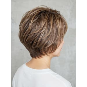 #ミセス白髪ぼかし　#ハイライト白髪染め