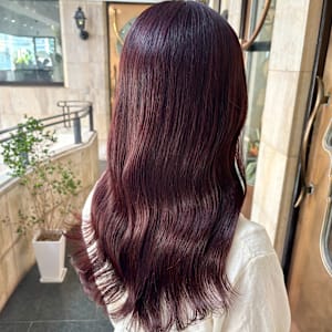 ブリーチなしダブルカラー夏色ピンクラベンダー