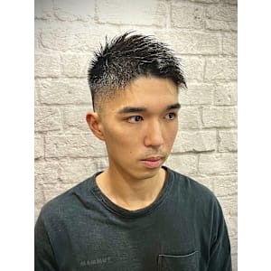 ソフトモヒカン×フェード/刈り上げ【新宿/理容室／バーバー】 - 銀座マツナガ 新宿パークタワー店【ギンザマツナガ】掲載中