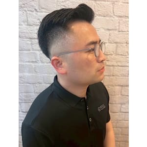 男力を上げる73分けフェード【新宿/理容室/バーバー】 - 銀座マツナガ 新宿パークタワー店【ギンザマツナガ】掲載中