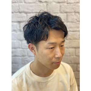メンズショート/ビジネスパーマ/ナチュラルパーマ