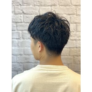 メンズショート/ビジネスパーマ/ナチュラルパーマ