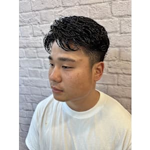 ショートナチュラルハードパーマ【新宿/理容室/バーバー】 - 銀座マツナガ 新宿パークタワー店【ギンザマツナガ】掲載中