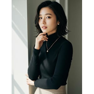 #レイヤーカット　#外ハネミディ