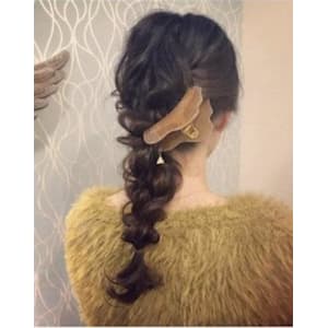 #もこもこヘアアレンジ　#クリップアレンジ