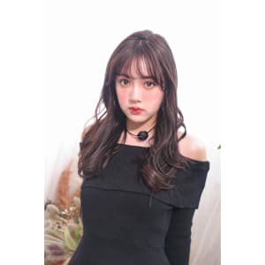 大人可愛いロングスタイル