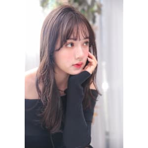 大人可愛いロングスタイル