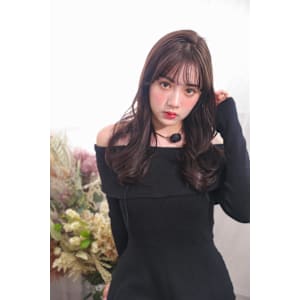 大人可愛いロングスタイル