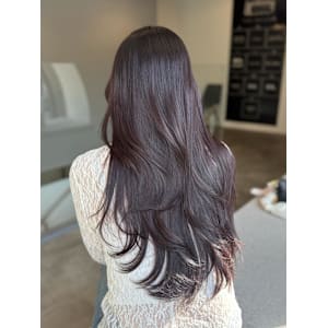 カシスラベンダー/ブリーチなしダブルカラー